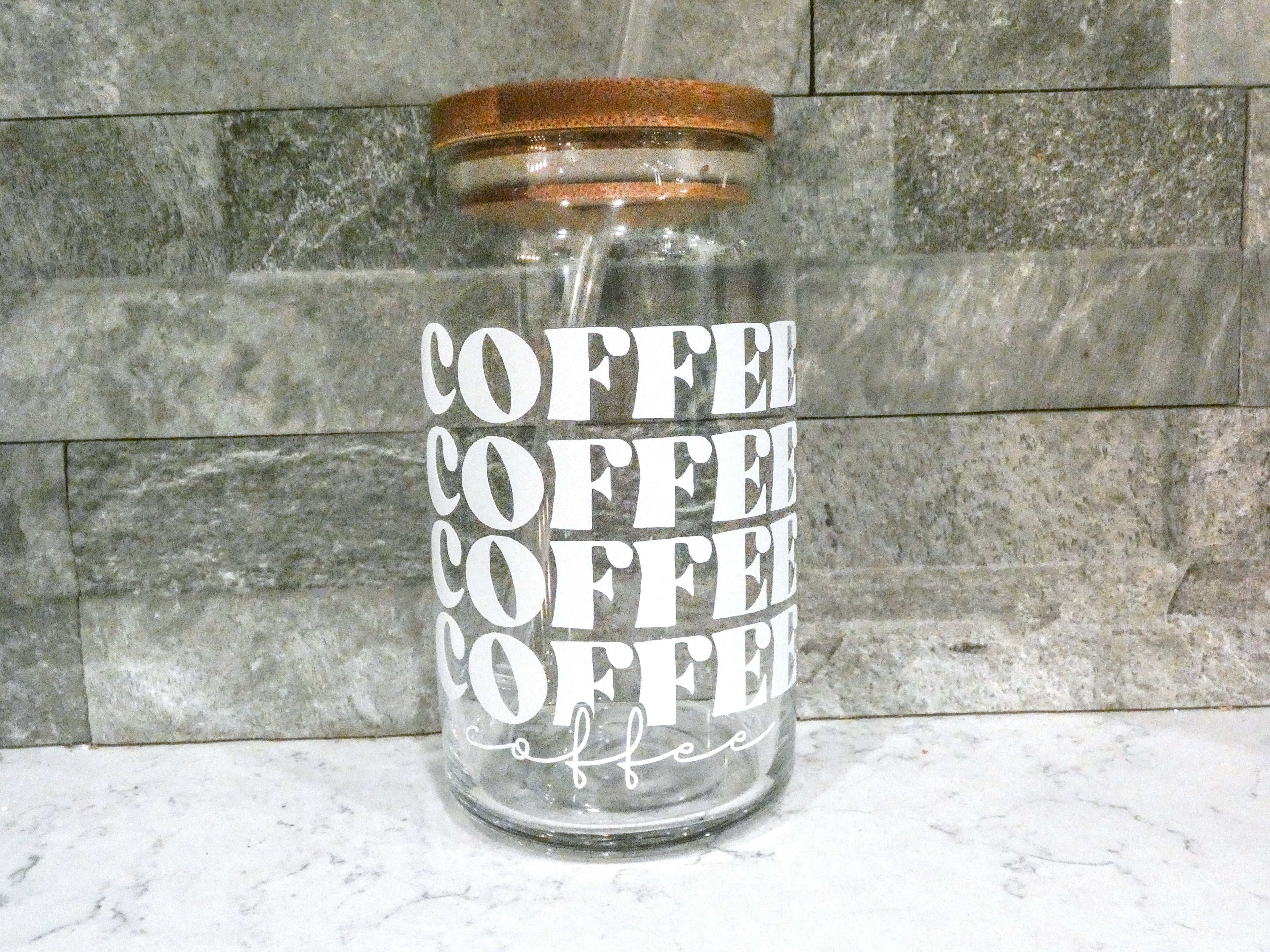 "coffee" can glass