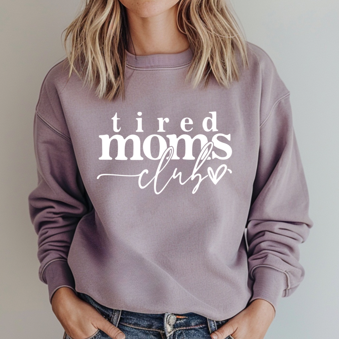 Tired Moms Club Sweater