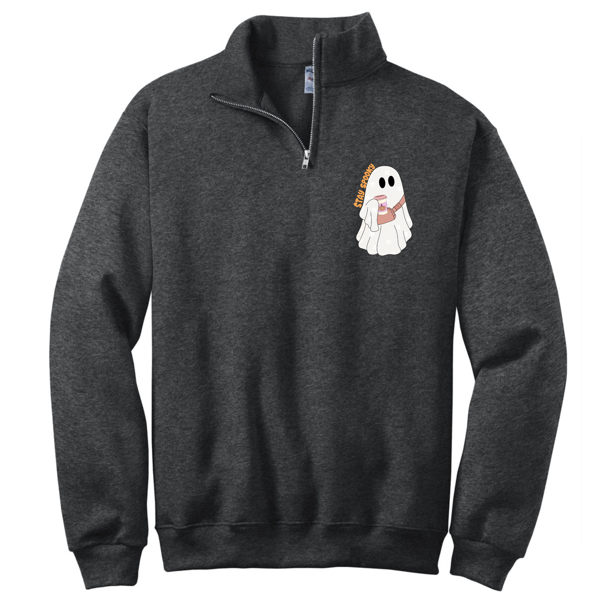Stay Spooky Ghosty Quarter Zip