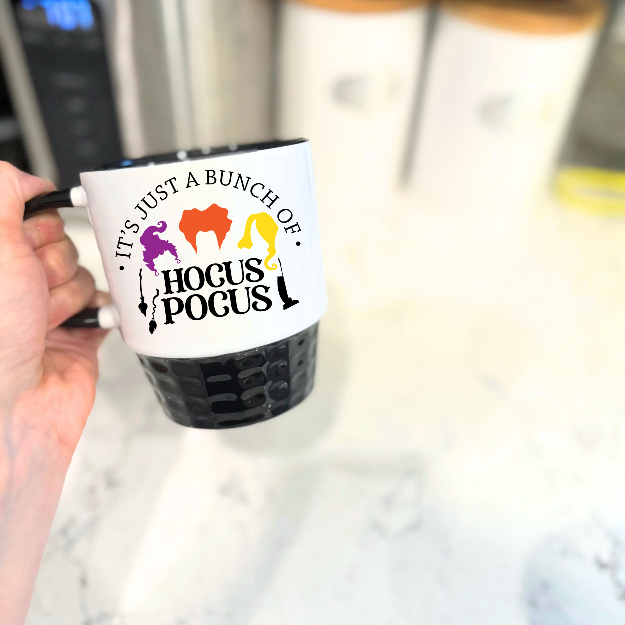 Black Stackable Mug
