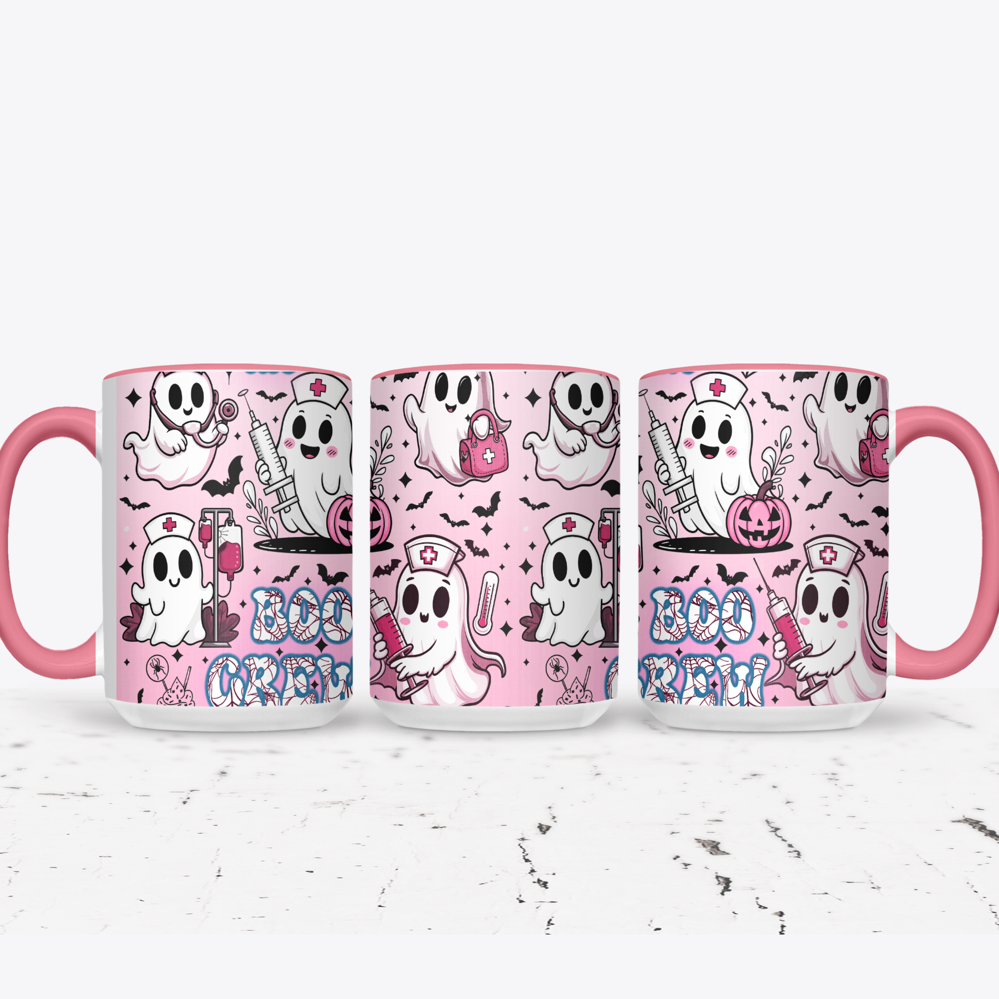 Boo crew nurse mug