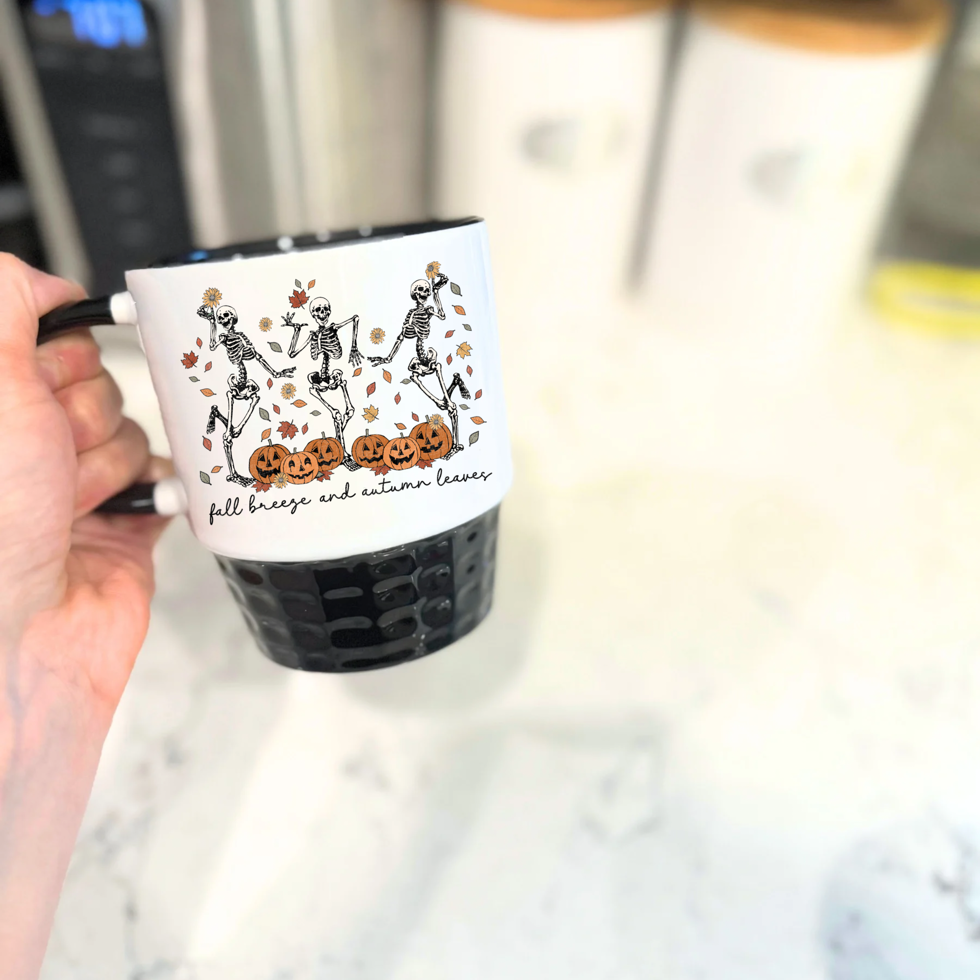Black Stackable Mug