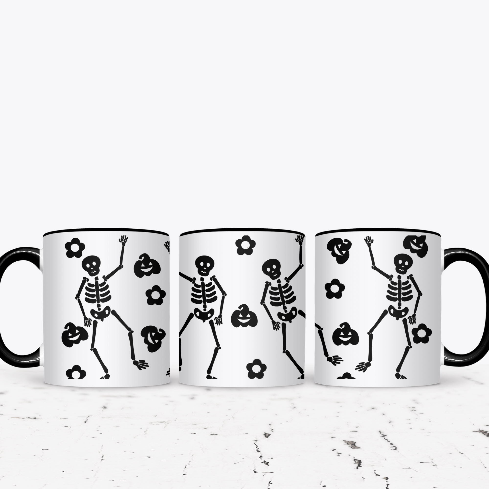 Skeleton mug