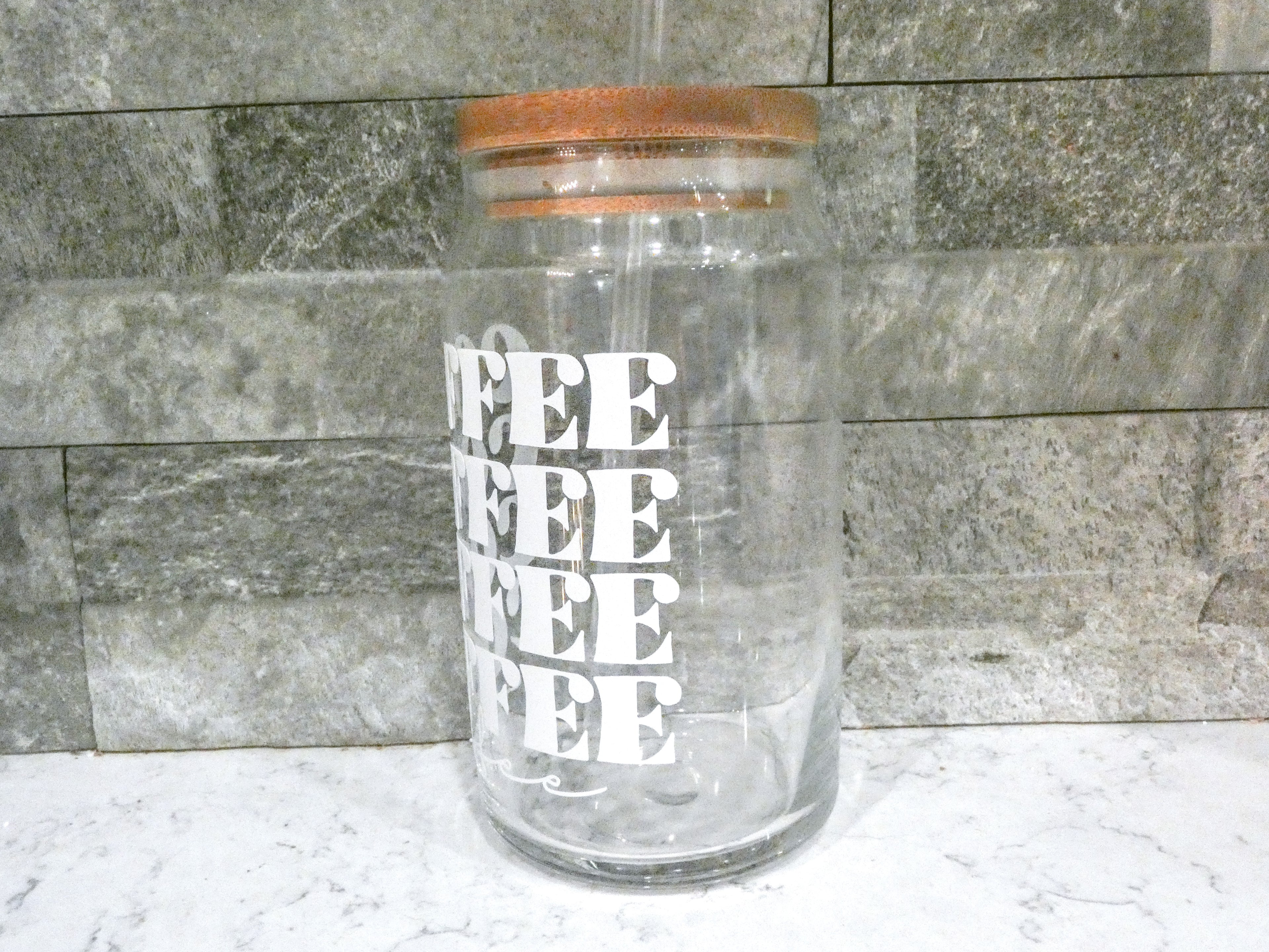 "coffee" can glass