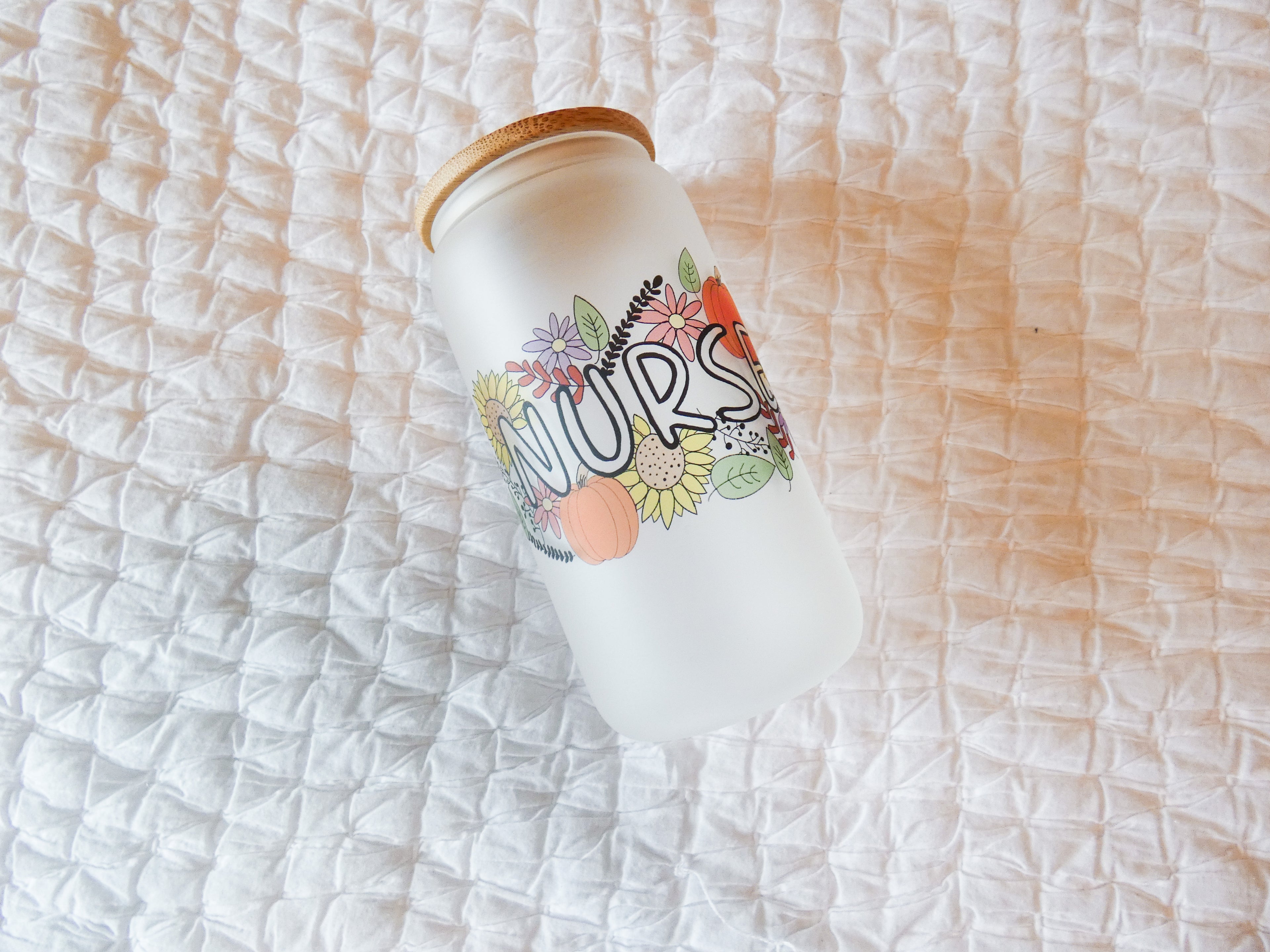 nurse glass cup