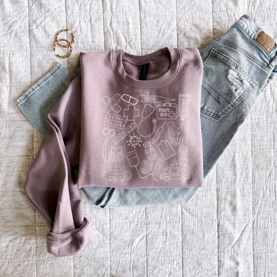 Medical Doodle Sweater
